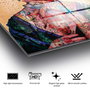 Wallity UV-722 Cuadro Decorativo Multicolor en Vidrio Templado 70 x 100 cm